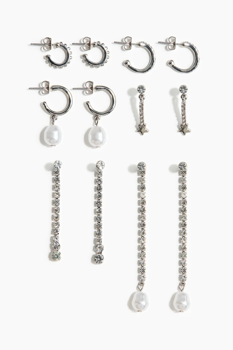 H&M 6 pairs earrings