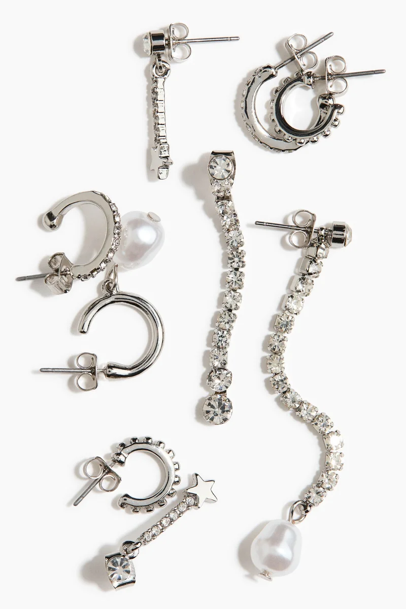H&M 6 pairs earrings