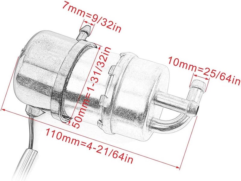 QASULER Motorcycle Engine Fuel Pump for TRX 350 Series - Image 2