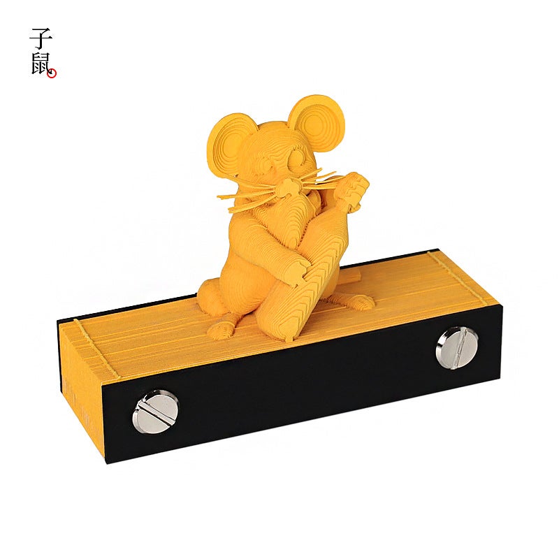 Zodiac Attribute Creative 3D Stereoscopic Note Paper Small Gift Activity Gift Souvenir Decoration Accompanying Gift - Image 1