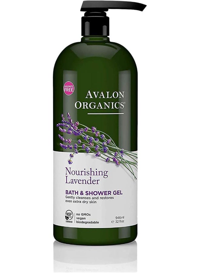Avalon Organics Lavender Shower Gel 946ml - Image 5