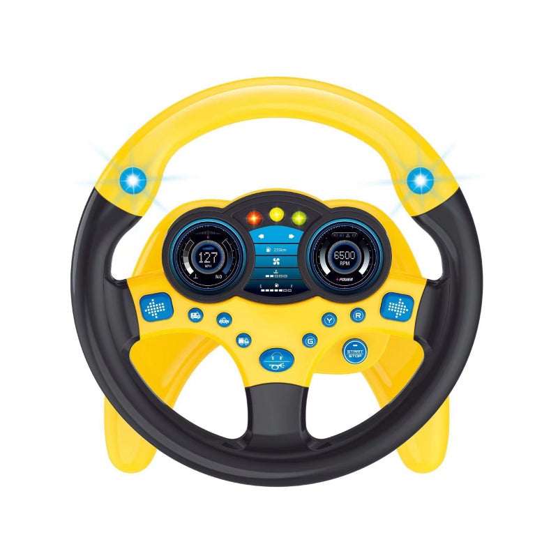 Music light co-pilot child steering wheel toy - Image 1