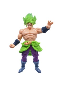 Blue Aura Blue Aura Broly Action Figure Height -17.5CM for Anime Fans Otaku's Collectible Multi Color PVC (Broly)  - Image 4