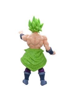 Blue Aura Blue Aura Broly Action Figure Height -17.5CM for Anime Fans Otaku's Collectible Multi Color PVC (Broly)  - Image 3