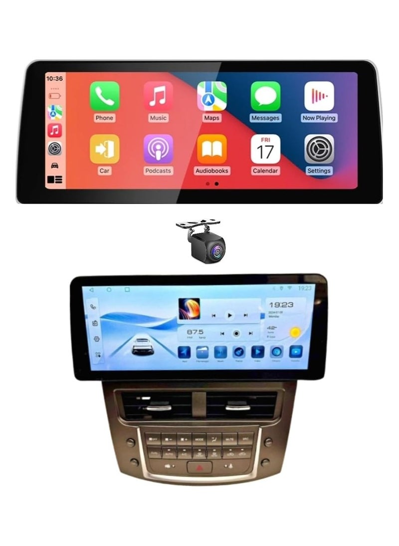 فيريكس راديو سيارة ليكزس GS300 بشاشة 12.3 بوصة وذاكرة وصول عشوائي 4 جيجابايت وواجهة لاسلكية سريعة وواي فاي وUSB وكاميرا AHD 4G متضمنة لسيارة لكزس GS 2006 إلى 2012  - Image 1