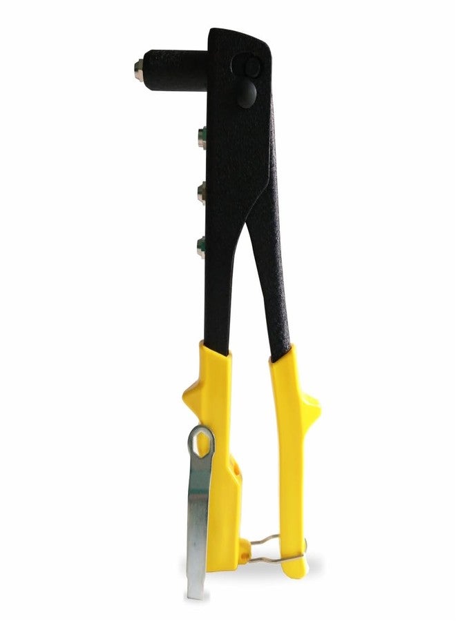 TOMAHAWK® Heavy Duty Riveter Set with 4 Nozzles & Anti-Corrosion Properties Ideal for Joining & Fabrication Metals Sheet, Leather & Plastic Parts - Image 1