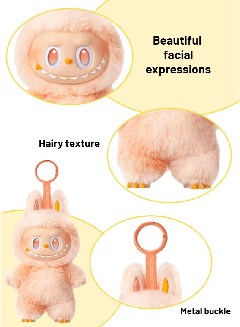 Labubu Monster الجيل الثالث – سلسلة الطاقة العالية دمية فينيل بلَش ميدالية | دمية قابلة للتحريك | اختيار التصميم، هدية لهواة الجمع ومحبي الأنمي - السعادة - Image 4