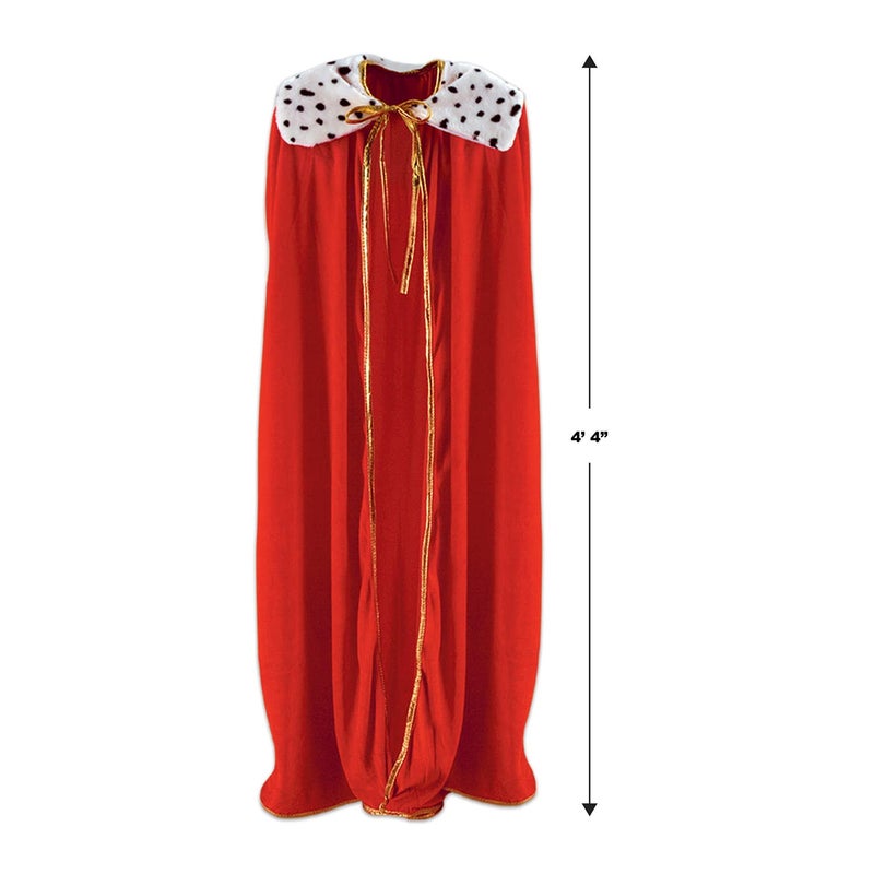 Beistle Adult Size Purple King/Queen Robe Mardi Gras - Image 4