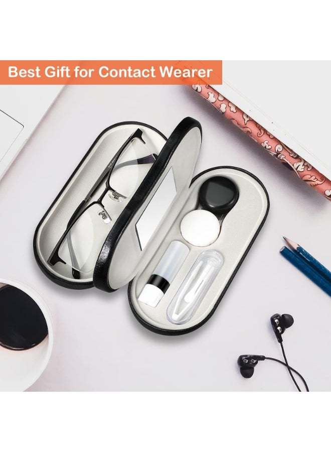 Bukela Double-Layer Reversible Eyeglass Case – Hard Shell, Folding, for Reading Glasses, Sunglasses - Image 3