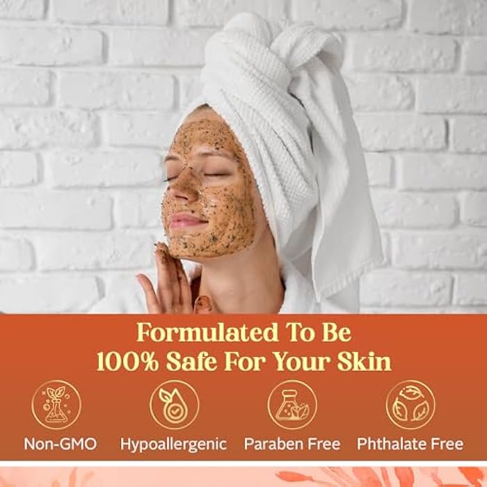 Envy Vitamin C and Turmeric Face Scrub - Clears Blackheads, Improves Dark Spots & Acne - Clean, Cruelty-Free Korean Skin Care for All Skin Types - Dermatologist Tested - 6.76 oz - Image 5