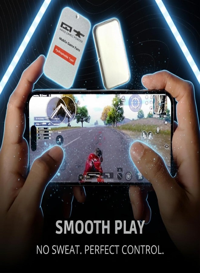 DOKMOE 1pcs Gaming Powder, India’s First Sweat-Proof & Hydrophobic Gaming Accessories, Ultra-Fast Control, Enhanced Touch Sensitivity & Anti-Sweat, Gaming Powder for Smooth Gameplay - Image 4