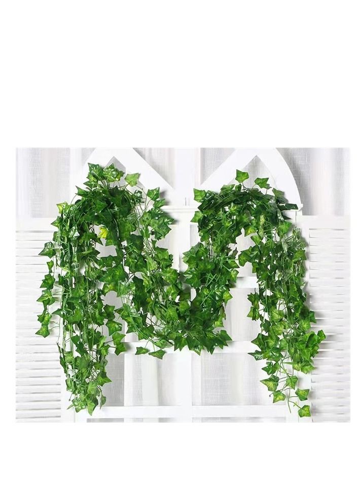 بلومنغ تايم 12-Piece Artificial Hanging Ivy Leaves Green  - Image 1