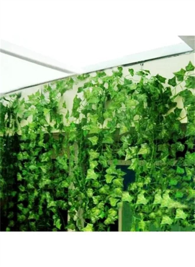 بلومنغ تايم 12-Piece Artificial Hanging Ivy Leaves Green  - Image 3
