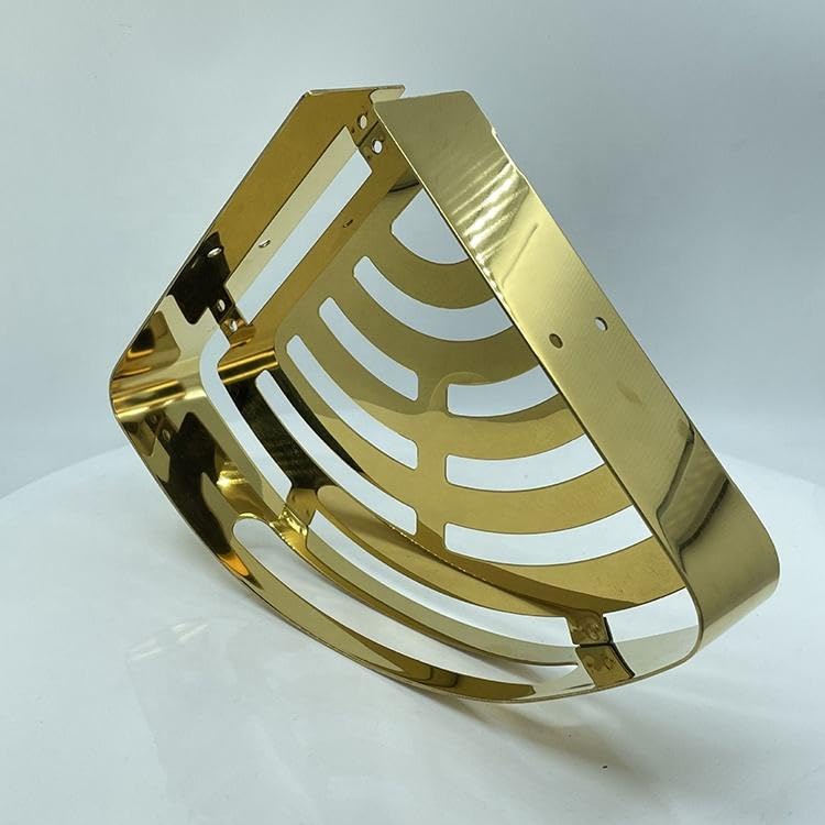 FC Deluxe Shelf Stainless Steel Bathroom Corner Shelf/Kitchen Shelf/Bathroom Shelf and Rack/Wall Storage Shelf/Bathroom Accessories (9x9 Inch, Gold) - Image 4