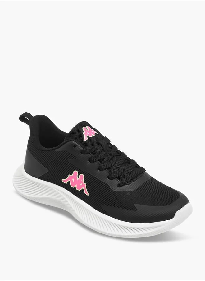 كابا Women's Logo Detail Sneakers with Lace-Up Closure