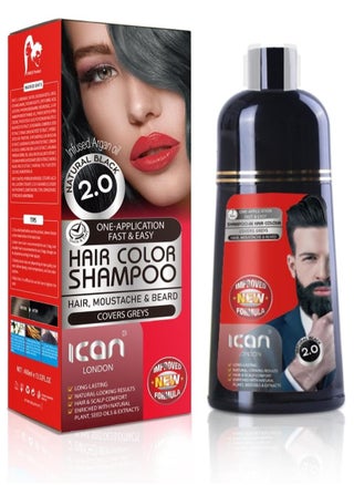 Hair Color Shampoo Natural Black 2.0 100% Gray Coverage 400ml - pzsku/ZCE23C1AFB03C92759A74Z/45/_/1740827523/b4a4eefe-7774-4d0c-8af0-039699338b29