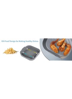 vesus Fryer Silicone Pot,Air Fryer Accessories with Two Oven Gloves,Replacement for Air Fryer Paper Liners,Reusable Silicone Air Fryer Pot,Dishwasher Safe  - Image 3