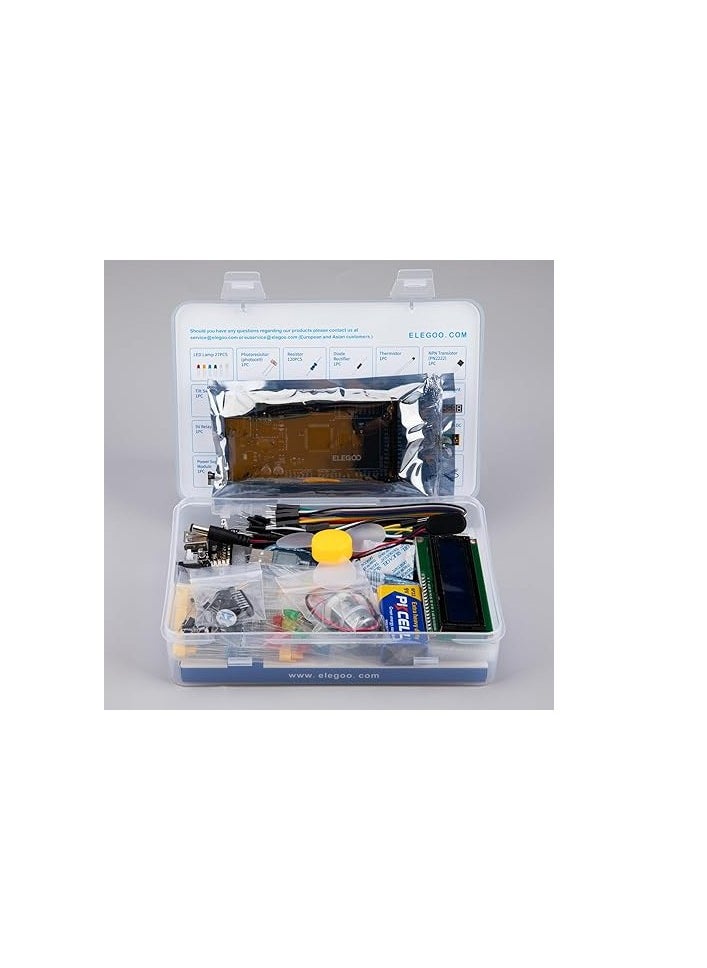 ELEGOO - ELEGOO Mega R3 2560 Project Starter Kit Compatible with Arduino IDE MEGA - Including 16 Tutorials CD - Image 1