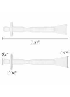 Bluezoo 30PCS 2-IN-1 Nose Wax Applicator Spatulas for Nasal Cleaning, Eyebrows, Facial Hair Removal - Mustache Waxing Sticks for Women and Men  - Image 3