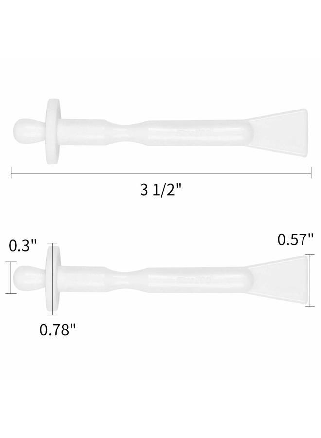 Bluezoo 30PCS 2-IN-1 Nose Wax Applicator Spatulas for Nasal Cleaning, Eyebrows, Facial Hair Removal - Mustache Waxing Sticks for Women and Men - Image 3