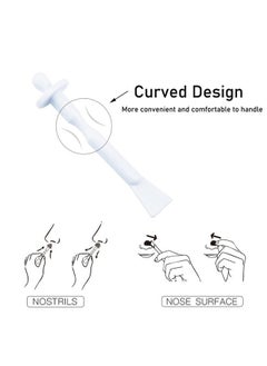 Bluezoo 30PCS 2-IN-1 Nose Wax Applicator Spatulas for Nasal Cleaning, Eyebrows, Facial Hair Removal - Mustache Waxing Sticks for Women and Men  - Image 4