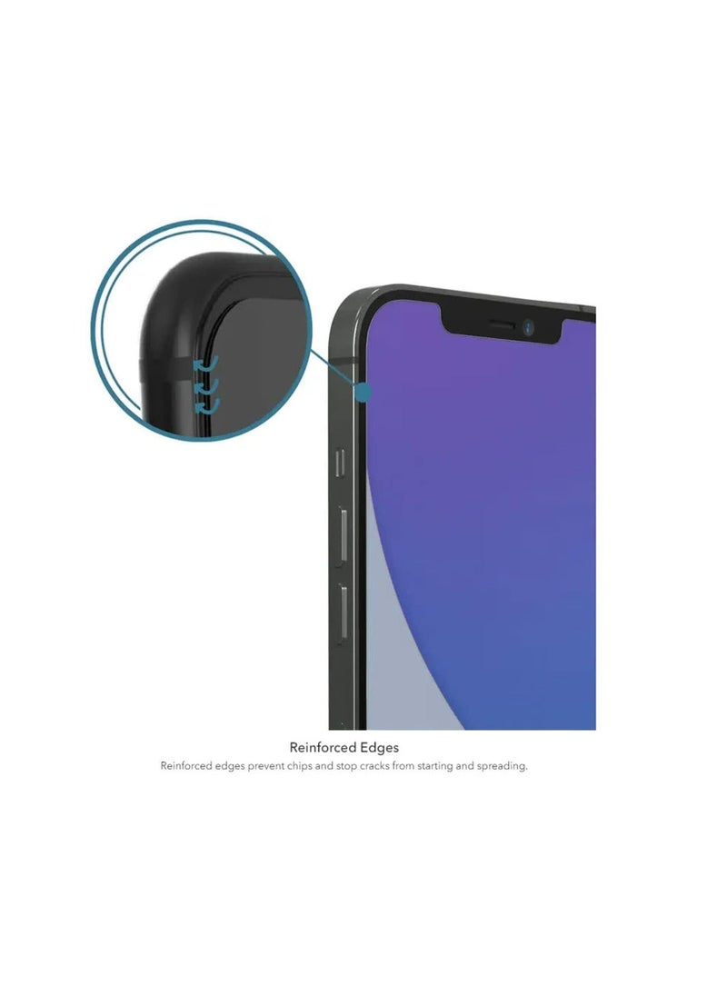 اينڤيسبل جراب زجاجي غير مرئي لهاتف iPhone 12 Pro MAX واقي شاشة من الزجاج المقوى سهل الاستخدام  - Image 2