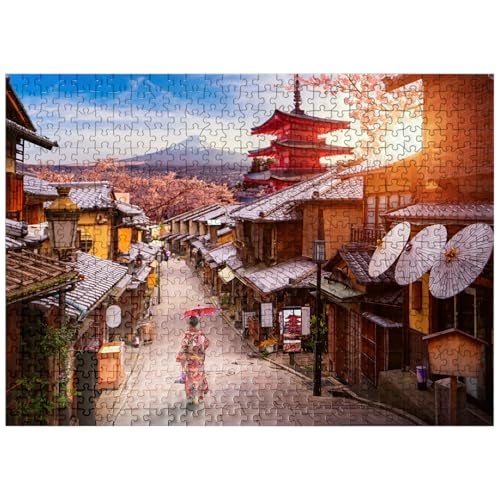 MyPuzzle.com MyPuzzle Idyllic Japan Premium 500 Piece Jigsaw Puzzle Made in USA - Image 1
