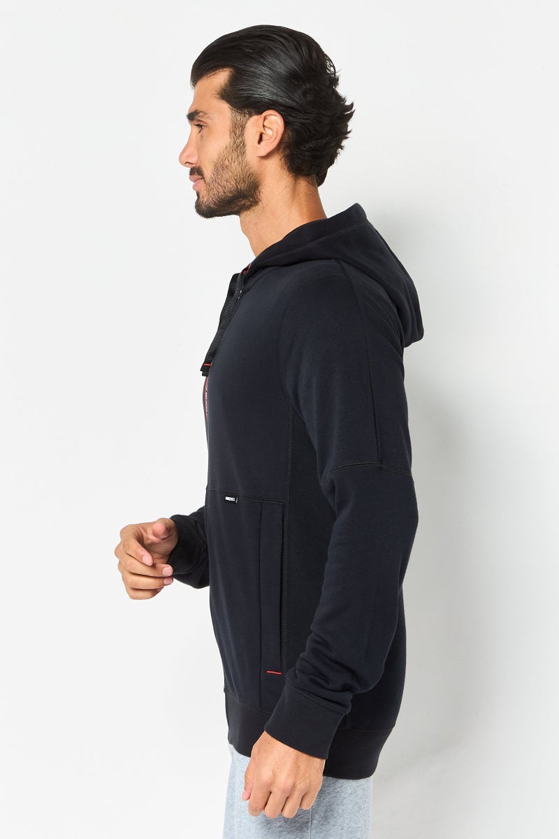 Nike Men Sportswear Fit Long Sleeve Soccer Hoodie, Black - Image 2