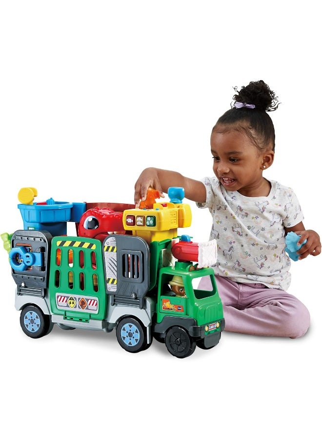 Toot-Toot Friends 2-In-1 Dinosaur Park, Interactive Toy With Lights, Sounds And Music, Dinosaur Truck Toy For Kids, Toy Truck Vehicle Set For Kids, Role-Play Toy For Boys And Girls Aged 1 Year +