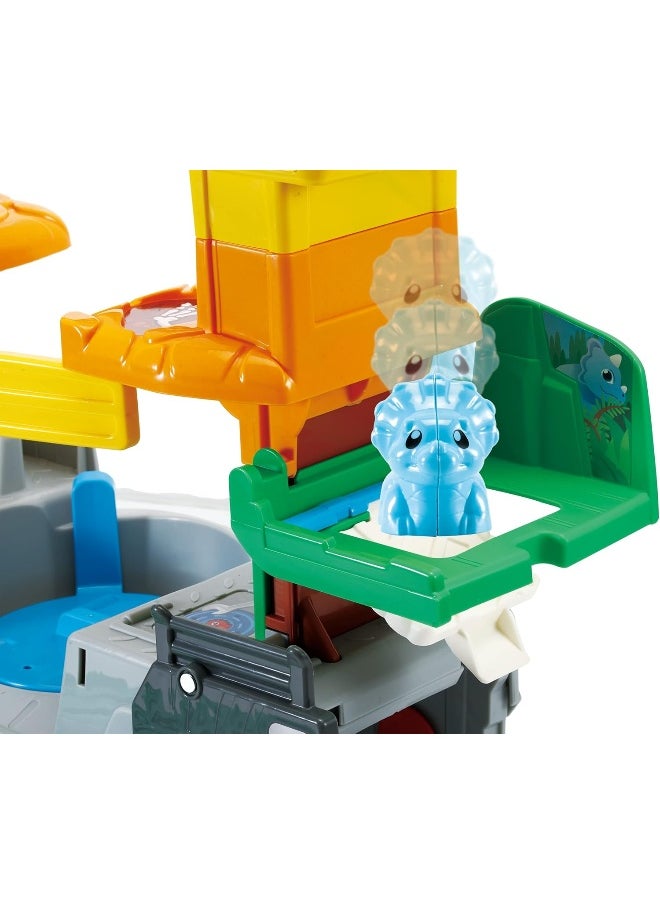 Toot-Toot Friends 2-In-1 Dinosaur Park, Interactive Toy With Lights, Sounds And Music, Dinosaur Truck Toy For Kids, Toy Truck Vehicle Set For Kids, Role-Play Toy For Boys And Girls Aged 1 Year +