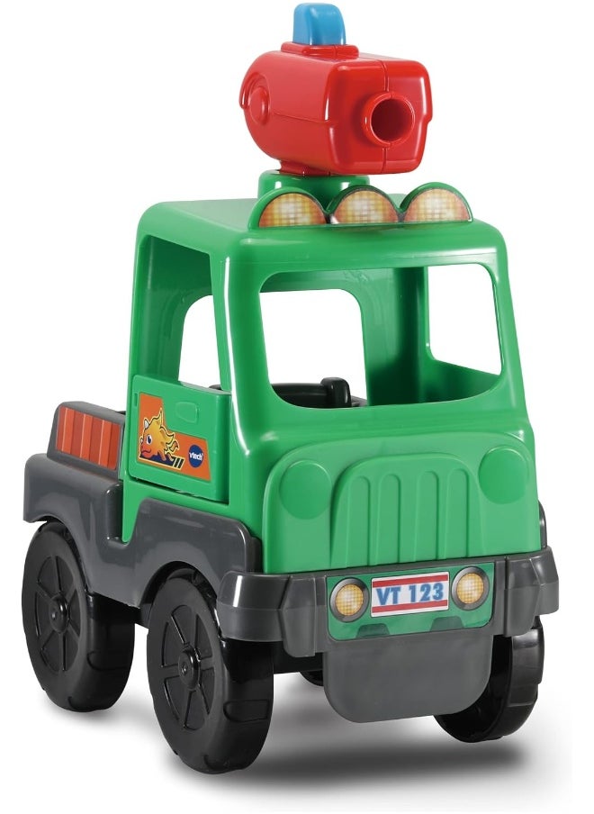 Toot-Toot Friends 2-In-1 Dinosaur Park, Interactive Toy With Lights, Sounds And Music, Dinosaur Truck Toy For Kids, Toy Truck Vehicle Set For Kids, Role-Play Toy For Boys And Girls Aged 1 Year +