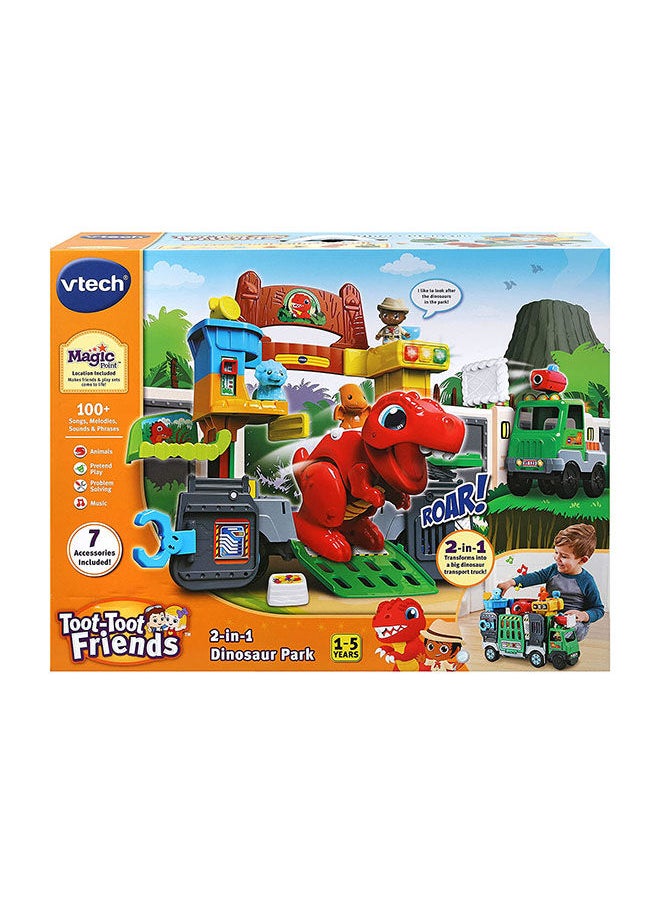 vtech - Toot-Toot Friends 2-In-1 Dinosaur Park, Interactive Toy With Lights, Sounds And Music Toys - Image 1