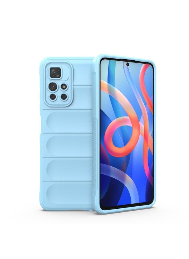 Case For Xiaomi Redmi Note 11 5G Chinese Version Magic Shield TPU + Flannel Phone Case