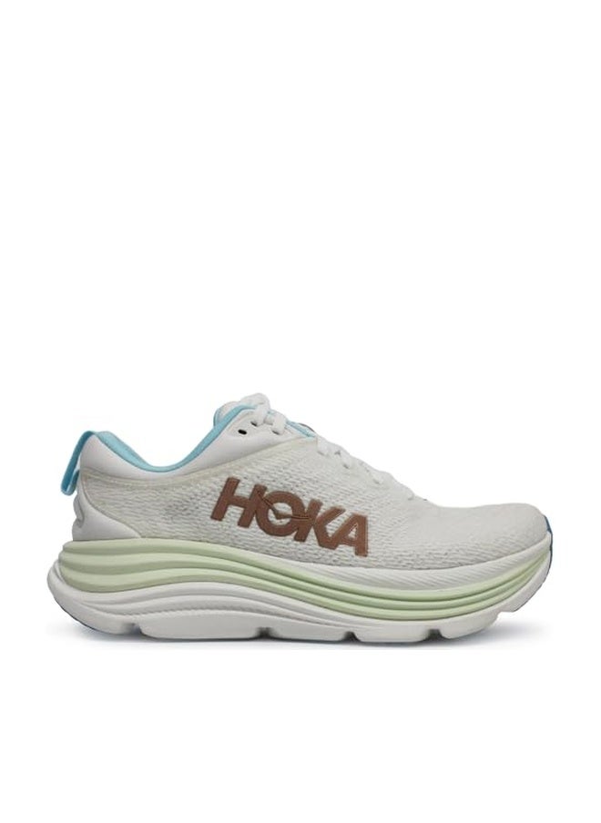 Hoka Women's Gaviota 5 Sneaker, Frost/Rose Gold, 6.5 - Image 1