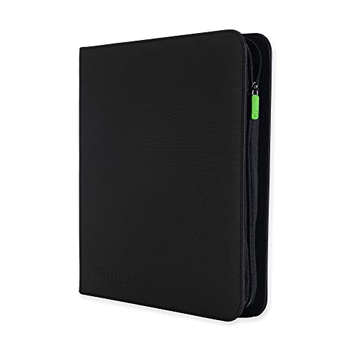 Vault X 12 Pocket Trading Card Zip Binder, 480 cards, Premium Exo-Tec Album Material, 20 Side-Loading Pages, Folder for Collectible Card Games, Sports, TCG (Black) - Image 4
