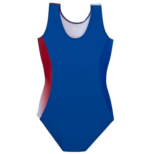 GK Girls Shooting Stars Gymnastics Dance Leotard (AM, Stars & Stripes Flag) - Image 2