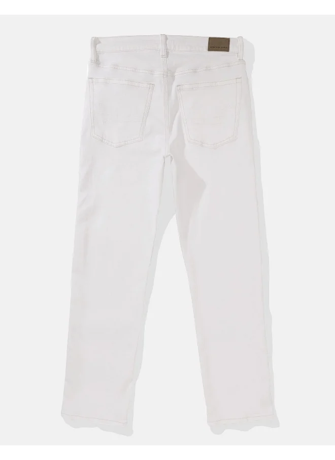 امريكان ايجل AE Stretch Super High-Waisted Ankle Straight Jean