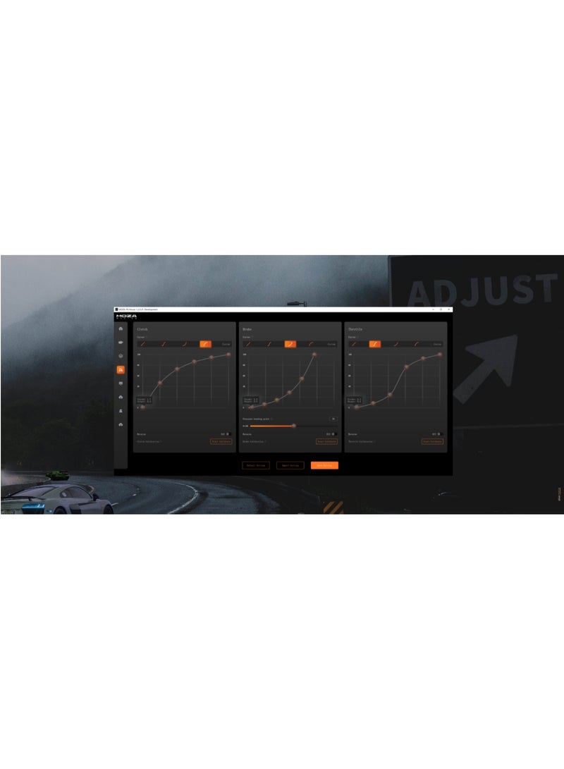 موزة دواسة القابض MOZA SR-P - فولاذ عالي القوة، مشفر مغناطيسي 16 بت، دمج مستشعرين، مستشعر ضغط يصل إلى 75 كجم، تباعد قابل للتعديل (القابض فقط) - Image 3