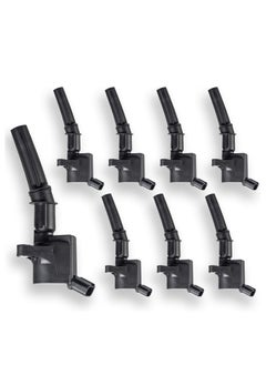 Set of 8 Curved Boot Ignition Coil Pack Compatible with Ford Lincoln Mercury 4.6L 5.4L V8 Replacement for DG508 C1454 C1417 FD503 1L2U12029AA I2LU-12A388-AA C1417 DG473 DG481 DG491