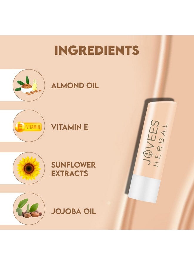 Jovees Herbal Vitamin E Lip Balm With Spf 15 24 Hour Hydration Rejuvenates Dry And Chapped Lips Gives Soft And Supple Lips 5G - Image 5
