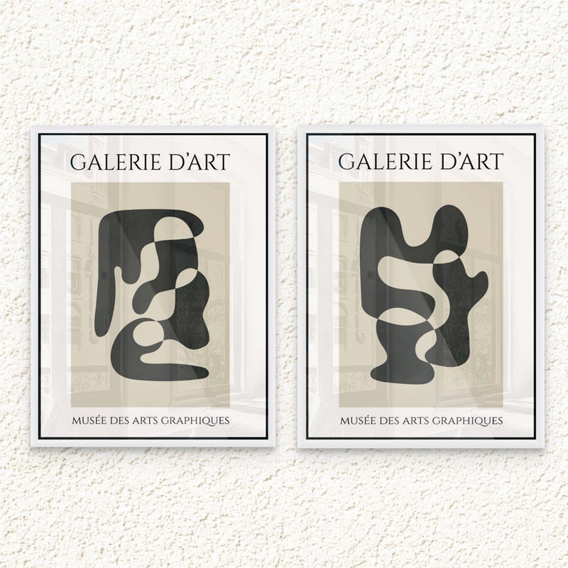 Art Decor Framed Fine Art Portrait Print of Modern Abstract Wall Art Contemporary Artwork Minimal Abstract Prints Wall Décor for Living Room Bedroom Office Studio Home Décor - and Gifting - Image 1