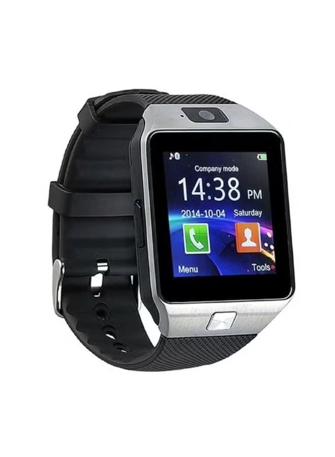 Smartbarry W007 Smartwatch with SIM Card Slot – Bluetooth Smart Watch Phone with Call Function, HD Touch Display, Camera, Fitness Tracker, Pedometer, Sleep Monitoring & Notifications – Android Compatible – Black - Image 1
