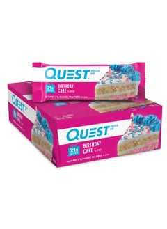 QUEST NUTRITION Quest Protein Bar Birthday Cake 60g Pack of 12 