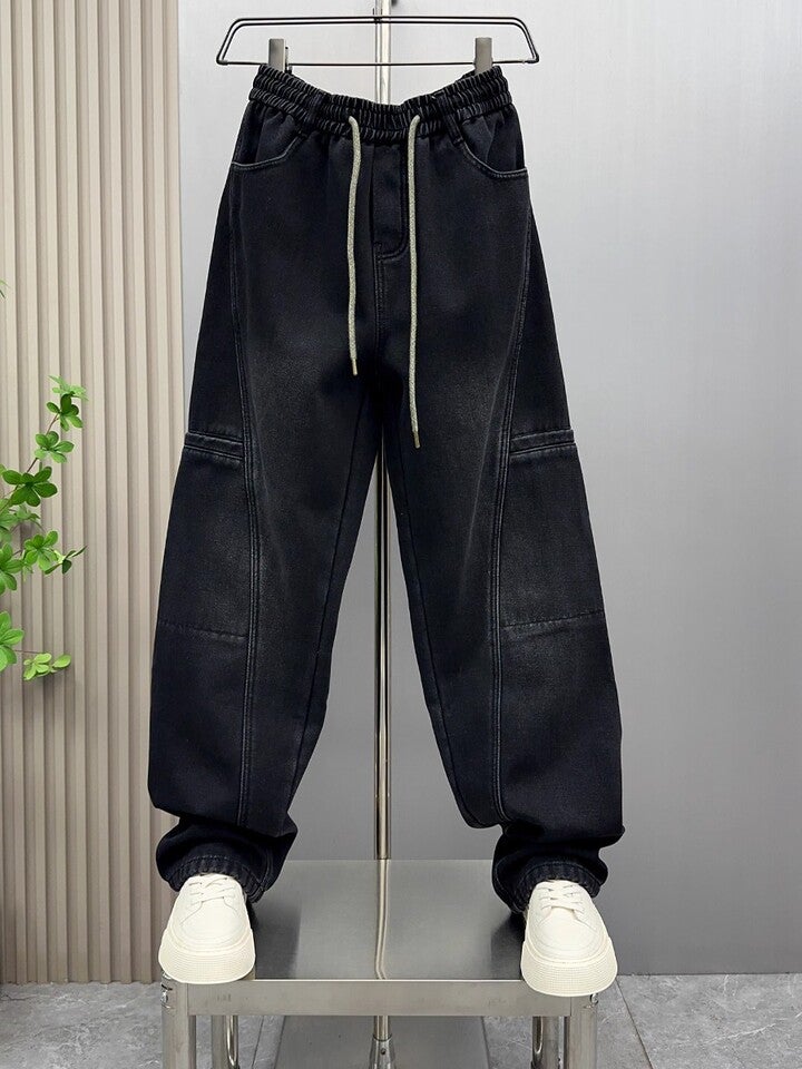 Unisex Casual Daily Denim Jeans - Image 3