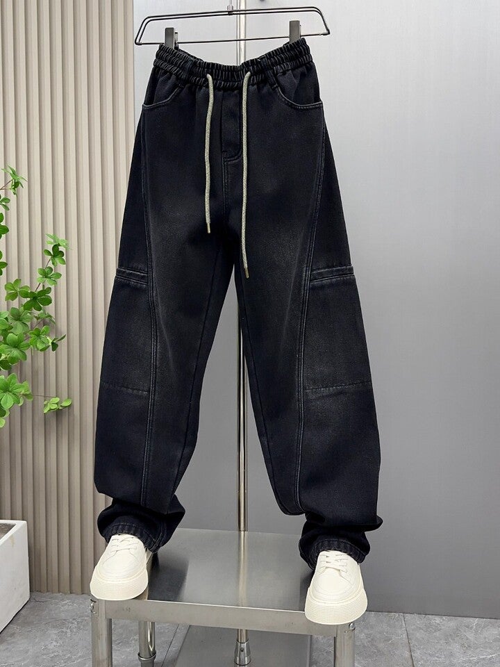 Unisex Casual Daily Denim Jeans - Image 1