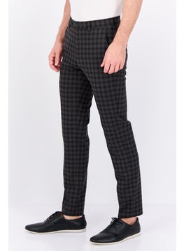 Men Skinny Fit Checkered Dress Pants, Black - pzsku/ZCE24F1E6CA63FD3124DFZ/45/_/1737642414/7e738c26-8b63-4ec6-b8e1-53e88a8a401a