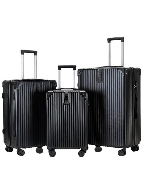 Hardside Luggage with Spinner Wheels,Hard Shell Luggage Set of 3, 20/24/28" Carry-on and Checked Luggage,Waterproof & Scratch-proof, Traveler Hardside Rugged Travel Suitcase Luggage (3pcs)