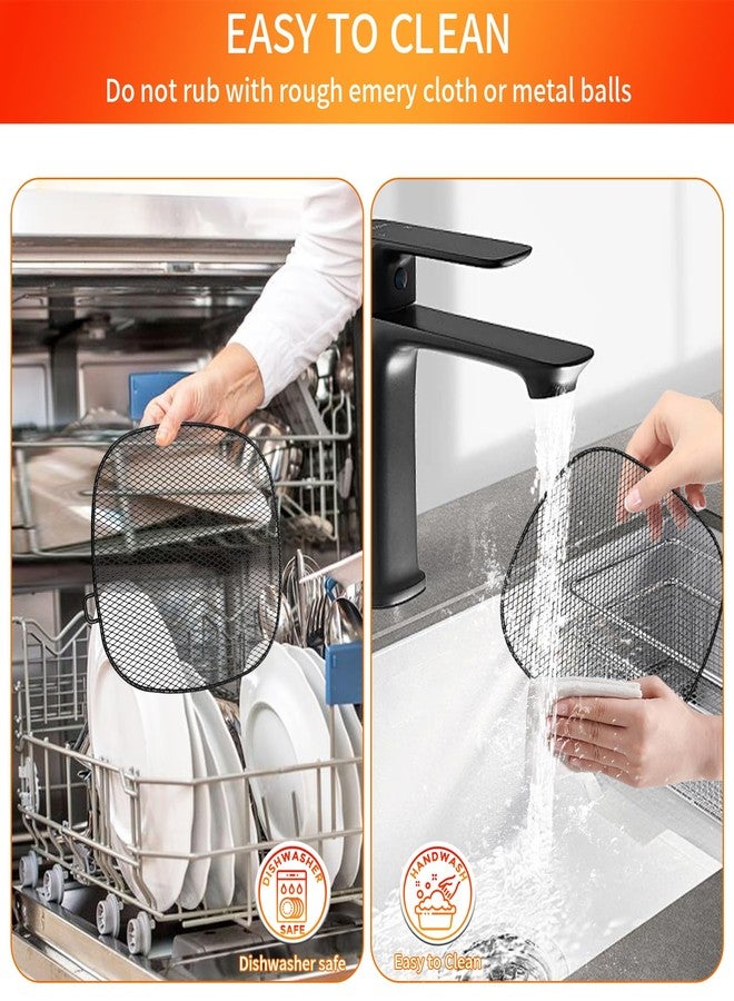 GWY ملحقات مقلاة هوائية من فيليبس، صينية تقطير مربعة 7.2 بوصة لطراز فيليبس HD9741، رف صينية سعة 3 كوارت متوافق مع طرازات HD9641 وHD9721 وHD9730، آمن للغسل في غسالة الأطباق - Image 5