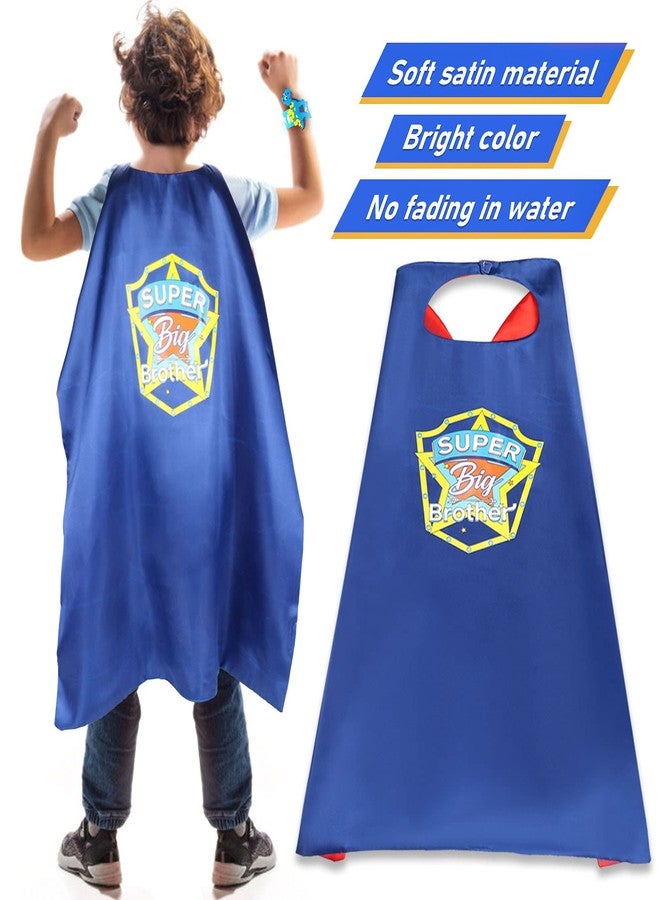Golray Super Big Brother Gifts Set with Superhero Cape Eyemask Dinosaur Slap Bracelets Necklace, Drawstring Backpack, Plush Keychain, Insulated Plastic Tumbler Cup Big Brother Gift Little Toddler Boy - Image 5