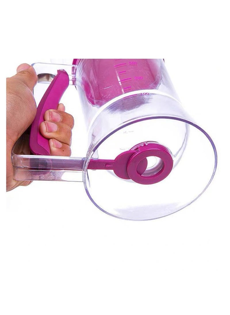 Generic Batter Jug for Making Pancakes and Cupcakes Acrylic Jug Graduated Standard Available Purple IR  - Image 2